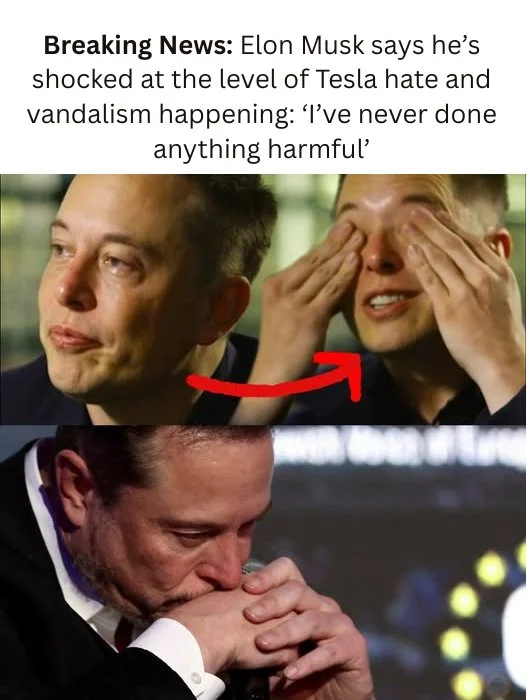 Breaking News: Elon Musk says he’s shocked at the level of Tesla hate and vandalism happening: ‘I’ve never done anything harmful’