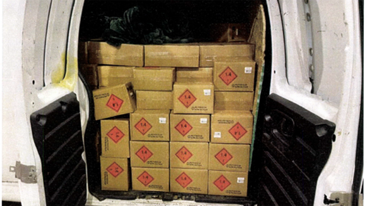 Two Mexican nationals were arrested in Colorado last month while hauling nearly 200,000 rounds of ammunition from Utah to Pueblo, Colorado, officials said.