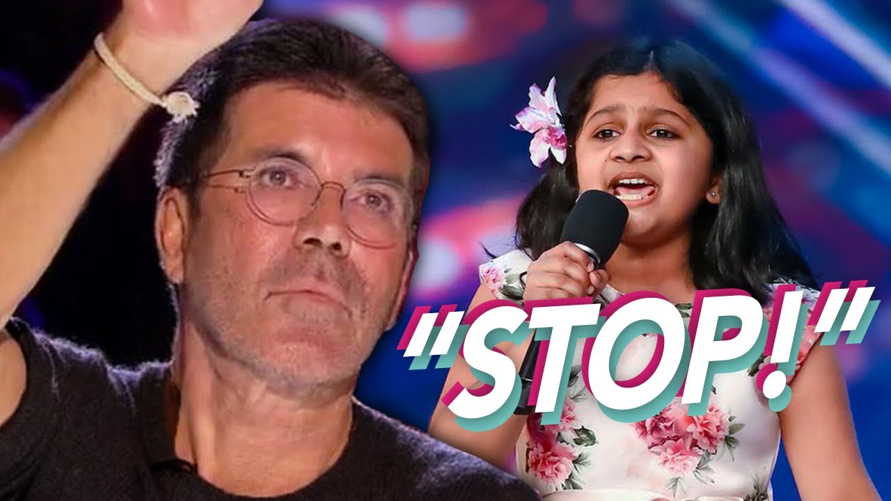 "Simon Cowell Interrupts 10-Year-Old Indian Girl’s Audition—Her Next Move Leaves Everyone Speechless"