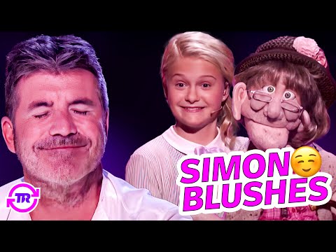 "Darci Lynne’s Puppet Serenades Simon Cowell with a Hilarious Love Song on AGT—and He Can’t Stop Blushing!"
